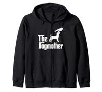 Jack Russell Terrier Dog Mom The Dogmother Funny Dogs Lovers Felpa con Cappuccio