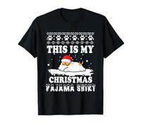 Jack Russell Terrier Dog This Is My Christmas Pajama Xmas Maglietta