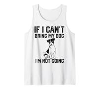 Jack Russell Terrier Se Non Posso Portare Il Mio Cane Non vado Canotta