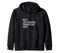 Jack Russell Terriers Best Jack Russell Terrier Dad Ever Felpa con Cappuccio
