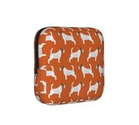 Jack Russell Terriers Cane carino arancione Jack Russells, Borsa porta assorbenti, borse per il ciclo, borse per tamponi per donne e ragazze adolescenti