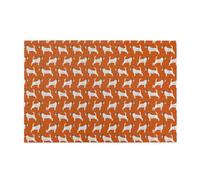 Jack Russell Terriers Cane carino arancione Jack Russells, Puzzle da 1000 pezzi, puzzle in legno per tutta la famiglia, decorazione da parete per adulti e ragazzi