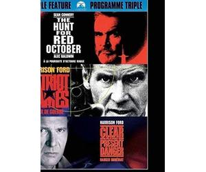 Jack Ryan Triple Feature - La caccia all'ottobre rosso / Giochi Patriot / Clear and Present Danger (3DVD)