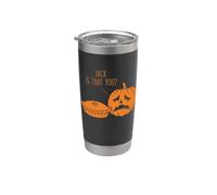 Jack, sei tu? Divertente torta di zucca Jack-O'-Lantern Halloween Bicchiere termico in acciaio inox doppia parete