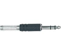 Jack stereo Ø 6.3 mm.- 1/4" con manicotto in ottone nichelato nero PROEL S215BK