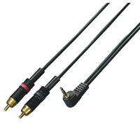 Jack Stereo Angolare A 3.5Mm Con Spina Rean Nys373 Serie 2X Plugs Phono Rca