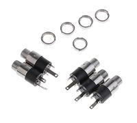 Jack stereo da 3,5 mm per montaggio a pannello, confezione da 5