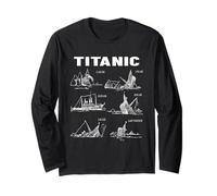 Jack Thayer III Disegno Affondamento del Titanic Souvenir Maglia a Manica