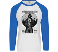 Jack The Ripper Halloween Horror Film Uomo L/S Baseball T-Shirt