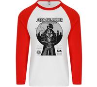 Jack The Ripper Halloween Horror Film Uomo L/S Baseball T-Shirt