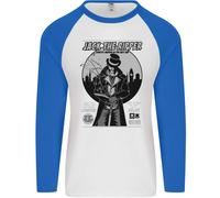Jack The Ripper Halloween Horror Film Uomo L/S Baseball T-Shirt