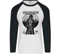 Jack The Ripper Halloween Horror Film Uomo L/S Baseball T-Shirt