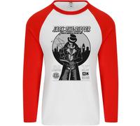 Jack The Ripper Halloween Horror Film Uomo L/S Baseball T-Shirt