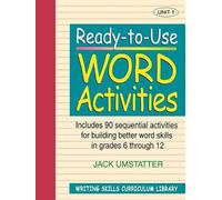 Jack Umstatter Ready-to-Use Word Activities (Tascabile)