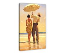 Jack Vettriano 15 poster su tela, decorazione per camera da letto, sport, ufficio, camera da letto, regalo, stile cornice, 40 x 60 cm