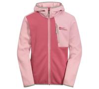 Jack Wolfskin Actamic Grid Midlayer K Giacca in Pile, Water Lily, 164 Bambine e Ragazze