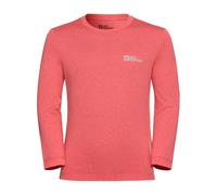 Jack Wolfskin - Kid's Actamic Longsleeve - Maglia a manica lunga 128 rosso