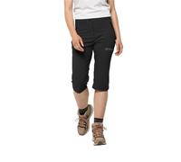 Jack Wolfskin Activate Light 3/4 Pantaloni, Trekking Donna, Nero, 36