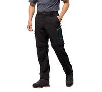 Jack Wolfskin Activate Light Zip off - Pantaloni Softshell da Donna, Elasticizzati, Traspiranti, Impermeabili, in Softshell