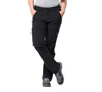 Jack Wolfskin Activate Xt Women, Pantaloni softshell elasticizzati Donna, Nero, 38