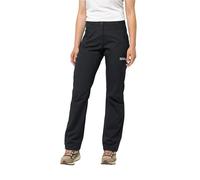 Jack Wolfskin Active Track Pants W Pantaloni da Escursionismo, Nero, 46 Donna