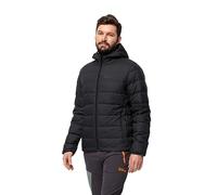 Jack Wolfskin Ather Down-Felpa con Cappuccio, Taglia M Piumino, Nero, M Uomo