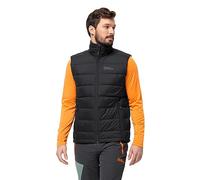 Jack Wolfskin Ather Down Vest M Piumino, Nero, M Uomo
