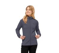 Jack Wolfskin Baiselberg-Felpa con Cappuccio FZ W Giacca in Pile, Delfino, XX-Large Donna
