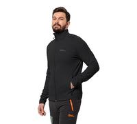 Jack Wolfskin Baiselberg FZ M Giacca in Pile, Nero, 3XL Uomo