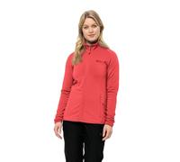 Jack Wolfskin BAISELBERG FZ W Giacca di Pile, Vibrant Red, XXL Donna