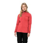 Jack Wolfskin Baiselberg FZ W Giacca in Pile, Rosso Vibrante, L Donna