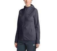 Jack Wolfskin BAISELBERG Hooded FZ W - Giacca di Pile Donna, Graphite, XL -