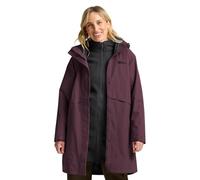 Jack Wolfskin Baylight 3in1 Coat W Cappotto, Amaranto, M Donna