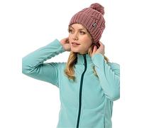 Jack Wolfskin Berretto con Pompon, Apple Butter, Taglia Unica Unisex-Adulto