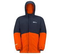 Jack Wolfskin Blocky Giacca K, Carnelian, 92 Unisex-Bambini e Ragazzi