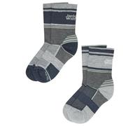 Jack Wolfskin Calze da trekking unisex per bambini Hike Sock Cl C K