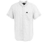 Jack Wolfskin Camicia da Uomo Nata River, Uomo, Camicia da Uomo, 1403161, Strisce Bianche, L