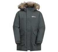 Jack Wolfskin Cosy Bear-Parka 3 in 1 B Giacca, Ardesia/Verde, 140 Bambini e Ragazzi