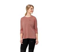 Jack Wolfskin Crosstrail 3/4 T W Maglietta da Escursionismo, Polvere Blush, M Donna