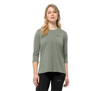 Jack Wolfskin Crosstrail 3/4 T W Maglietta, Foglia di Menta, XXL Donna