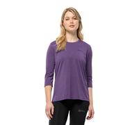 Jack Wolfskin Crosstrail 3/4 T W Maglietta, Viola-Ultraviolet, M Donna