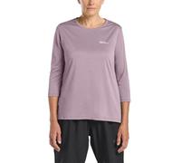 Jack Wolfskin Crosstrail 3/4 T W T-Shirt, Wild Blossom, XXL Donna
