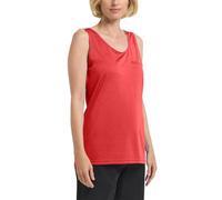 Jack Wolfskin Crosstrail Tank W Maglietta, Rosso Vibrante, XXL Donna