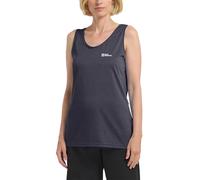Jack Wolfskin Crosstrail Tank W T-Shirt, Grafite, L Donna