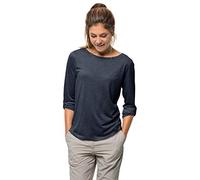 Jack Wolfskin Damen Coral Coast 3/4 T-Shirt, Midnight Blue, S1806531.0