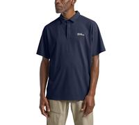 Polo Jack Wolfskin Delgami manica corta blu notte - M