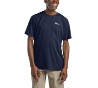 Jack Wolfskin Delgami S/S M T-Shirt, Blu Notte, M Uomo