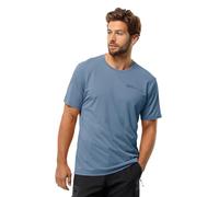 Jack Wolfskin Delgami S/S M T-Shirt, Elemental Blue, S Uomo