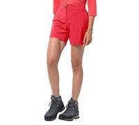 Jack Wolfskin Donna JWP Shorts W Pantaloncini, Tulip Red, Large