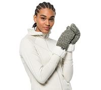 Jack Wolfskin Dusty Olive, Guanti da Donna, a Maglia, Taglia S